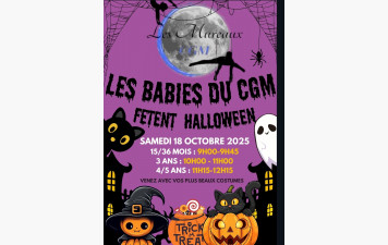Les Babies du CGM fêtent Hallowwen 🎃